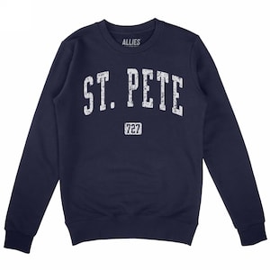 St. Pete 727 Sweatshirt | St. Petersburg Florida Pullover | Area Code 727 Crewneck | Unisex Regular Fit | Florida Local Crew Neck