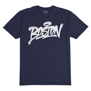 Boston T-Shirt | Original Graffiti Boston Tee | Unisex T Shirt for Men | Boston Pride Shirt | Streetwear for Boston Fans & Natives