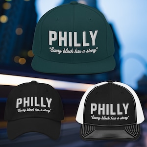 Philadelphia Hat | Philly Pride Snapback Hat, Dad Hat, and Trucker Hat | Unisex Philly Cap | Philadelphia Sports Hat | Philly Gift