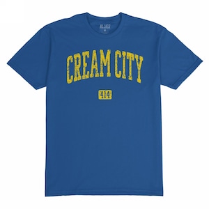 Cream City 414 Milwaukee T-Shirt | Milwaukee Area Code Tee | Mens Milwaukee Shirt | Unisex Cream City T-Shirt | 414 Milwaukee Tee