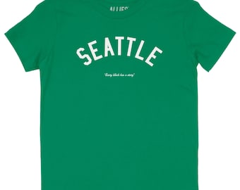 Seattle Kids T-Shirt | Retro Athletic Style Youth Tee | Vintage Unisex Washington Shirt for Boys, Girls, and Teens