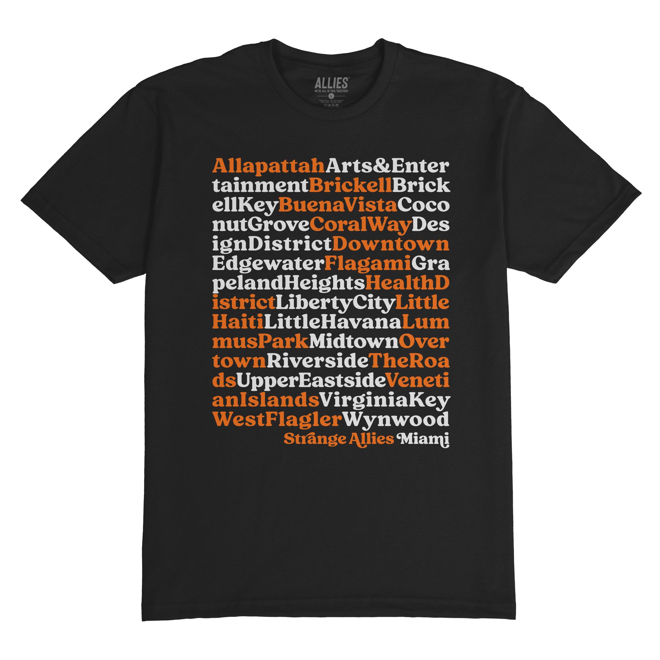 Supreme Football Jersey “Black” M Miami Neighborhoods T-shirt | Men's Unisex Retro Tee | Miami