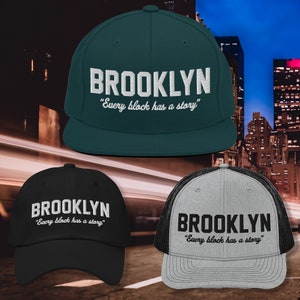 Brooklyn Hat | NYC Pride Snapback Hat, Dad Hat, and Trucker Hat | Unisex Brooklyn Cap | New York City Sports Hat | Brooklyn NY Gift