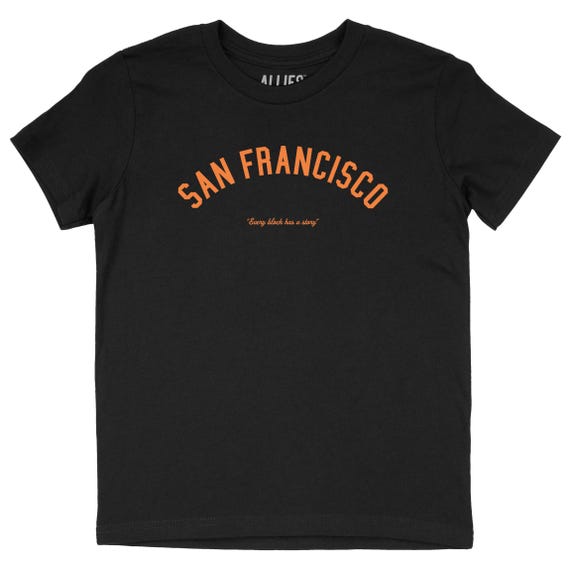 サンフランシスコ キッズ Tシャツ | レトロなアスレチック スタイル