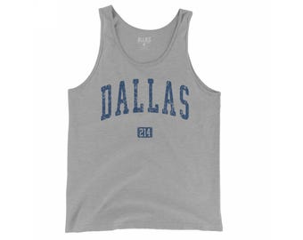 Dallas 214 Tank Top | Area Code 214 Dallas Tank | Mens Dallas Tank Top | Unisex 214 Shirt | Dallas Texas Tank | 214 Summer Top