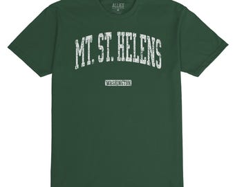 Mount St. Helens T-Shirt | Vintage Washington Tee | Retro Volcano Shirt | Men's St. Helens Tee | Unisex PNW Shirt | National Park Gift