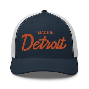 Detroit Trucker Hat | Retro Detroit Cap | City Pride Hat | Unisex Detroit Gift | Streetwear Baseball Hat | Vintage Detroit Cap | Motor City