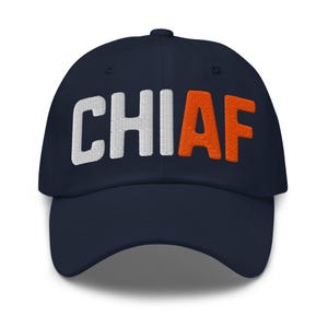 Chicago As F**k Dad Hat | CHI AF Hat for Chicago Natives | Chicago Pride Cap | Adjustable Unisex Hat | Windy City Hat | Made In Chicago Cap