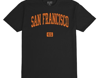 Camiseta San Francisco 415 / Camiseta retro con código de área 415 / Regalo vintage de San Francisco para hombre / Camisa 415 / Estilo unisex de California