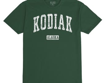 Camiseta Kodiak Alaska / Camiseta vintage de Alaska para hombre / Camiseta gráfica retro unisex / Camiseta de recuerdo de Alaska / Idea de regalo genial