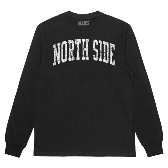 North Side Long Sleeve T-shirt | Retro Neighborhood Tee for