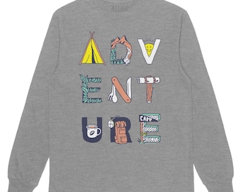 Adventure Life Long Sleeve T-Shirt | Unisex Nature Tee for Camping and Outdoor Adventures | Perfect for Hikers, Campers, and Nature Lovers