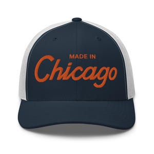 Chicago Trucker Hat | Retro Chicago Cap | City Pride Hat | Unisex Chicago Gift | Streetwear Baseball Hat | Vintage Chicago Cap