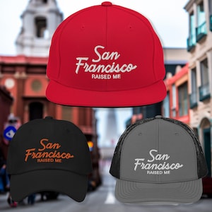 San Francisco Hat | SF Native Snapback Hat, Dad Hat, and Trucker Hat | Unisex San Francisco Cap | SF Sports Hat | San Francisco Gift
