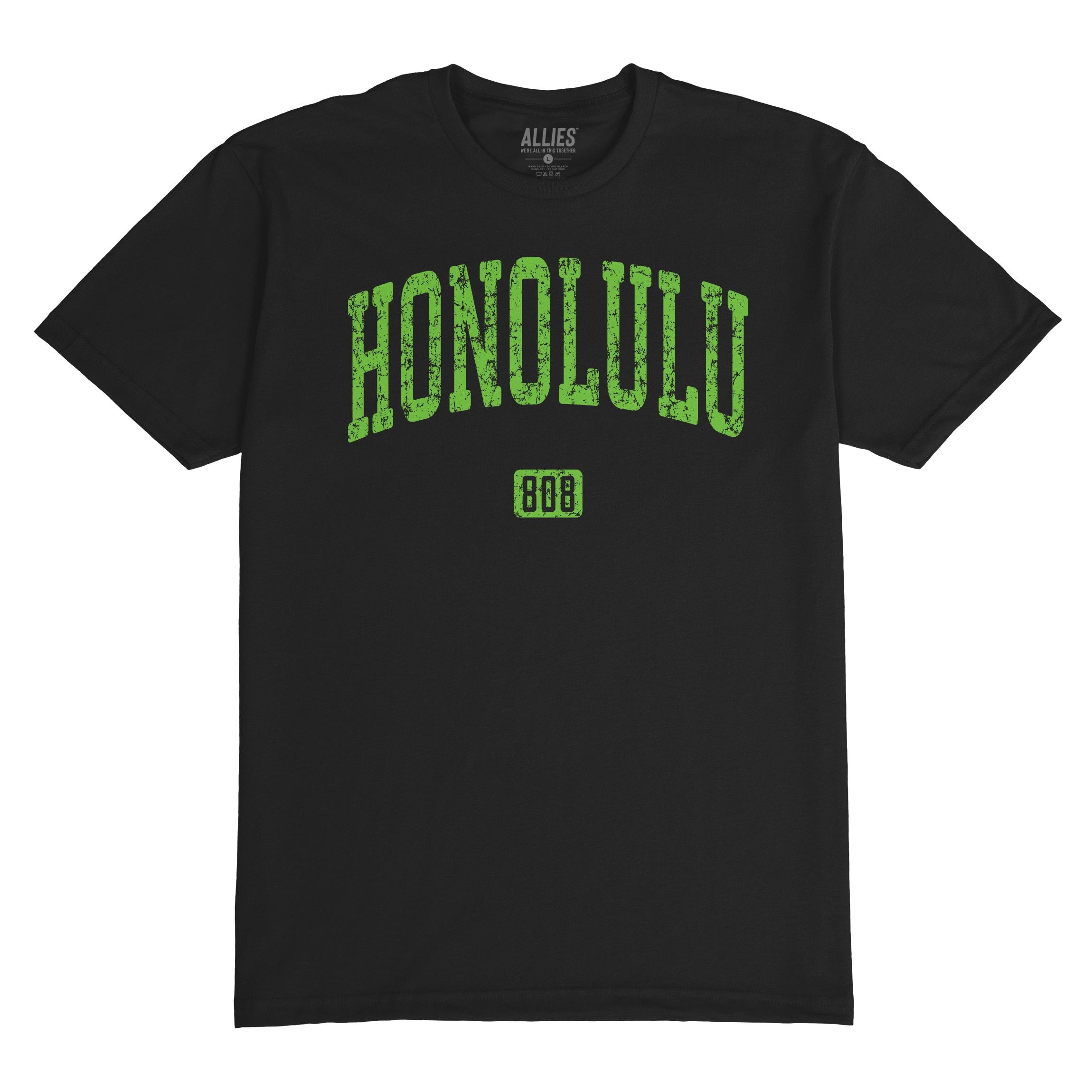 Honolulu 808 T-shirt | Vintage Hawaii Area Code 808 Shirt for Men