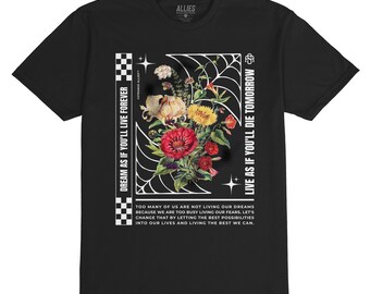 Dreams T-Shirt | Inspirational & Motivational Design | Unisex Tee for Dreamers and Go-Getters | Follow Your Dreams in Style