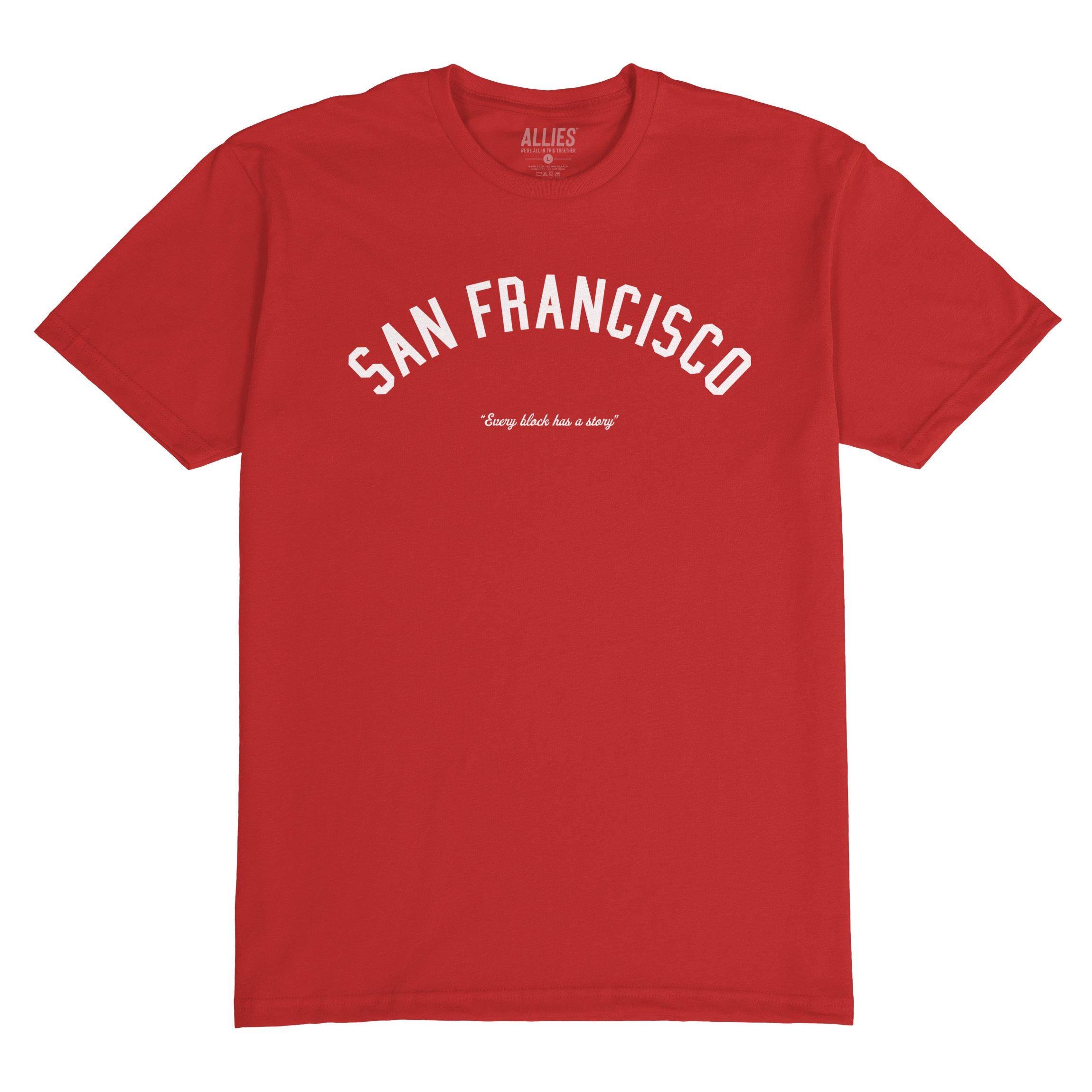 サンフランシスコストーリーTシャツ | メンズ＆ユニセックス向け