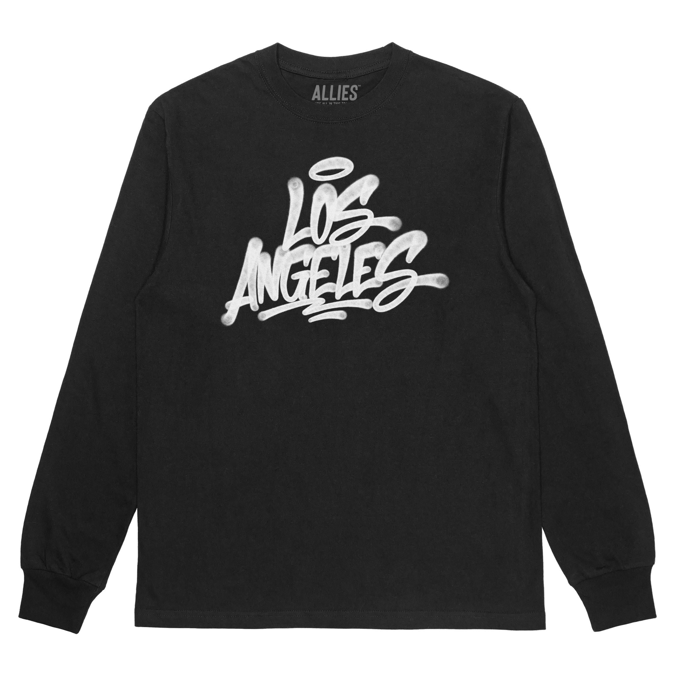 Los Angeles Handstyle Long Sleeve T-shirt | Unique Los Angeles