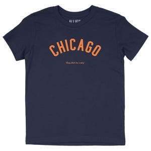 Camiseta de Chicago para niños / Camiseta juvenil de estilo atlético retro / Camiseta unisex vintage de Illinois para niños, niñas y adolescentes
