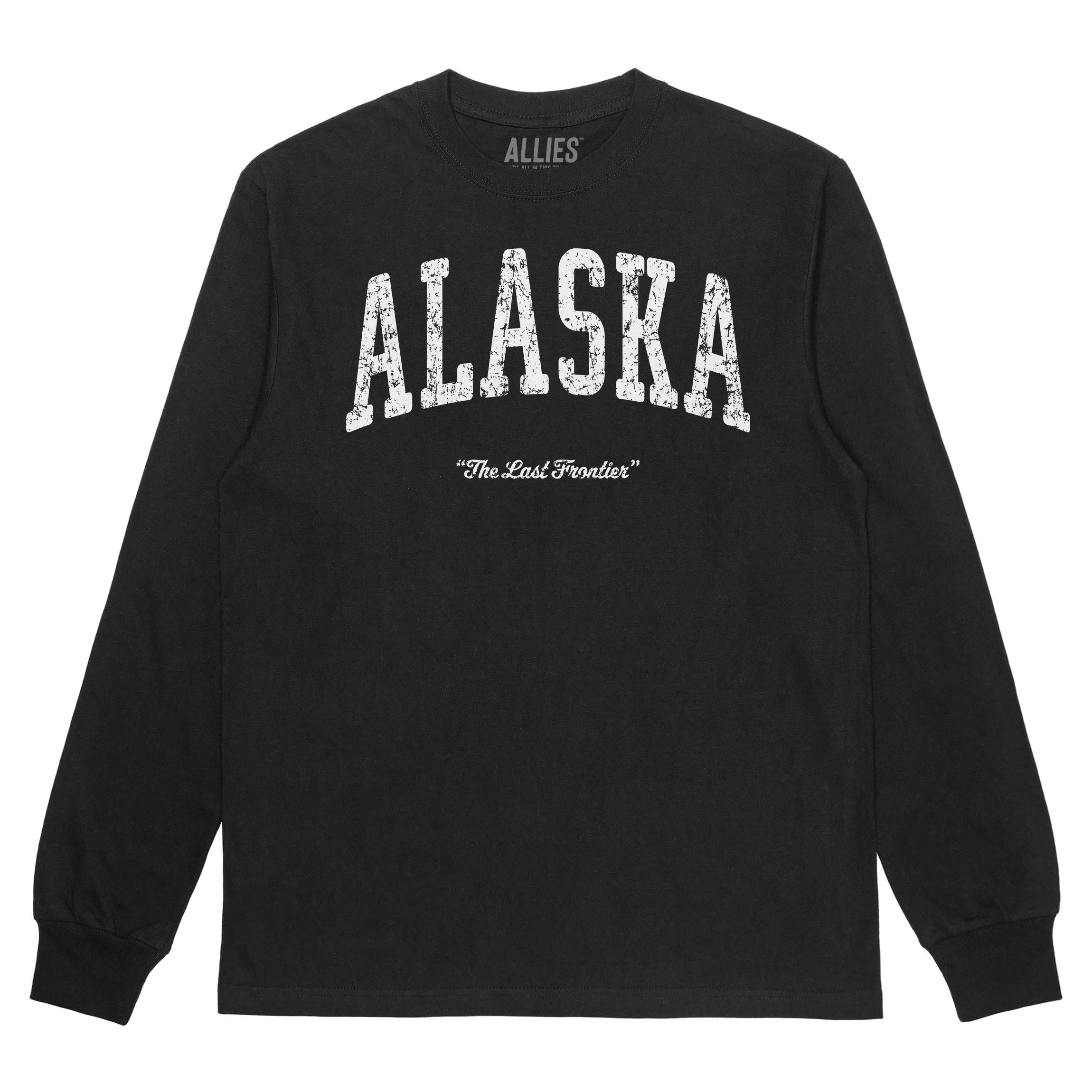 ALASKA ロング スリーブ ブラック 長袖Tシャツ 105 アラスカ ロング 