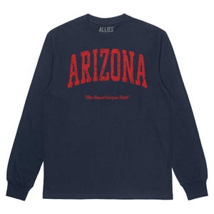 T-Shirt | Das Grand Canyon State Graphic Tee | Männer und Unisex Arizona Shirt | Retro Arizona Abenteuer-Stil | Arizona Geschenk Andenken