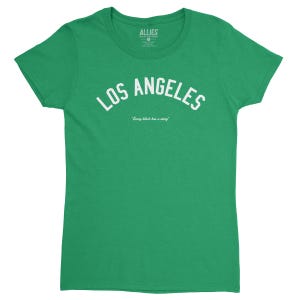 Los Angeles Women&#39;s T-Shirt | Retro LA Style Tee | Vintage California Top | LA Graphic Shirt | West Coast Fashion | Los Angeles Gift