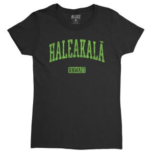 Women&#39;s Haleakala Hawaii Shirt | Vintage Retro T Shirt for Women | Hawaii National Park Tee | Maui Souvenir Gift | Retro Aloha Shirt