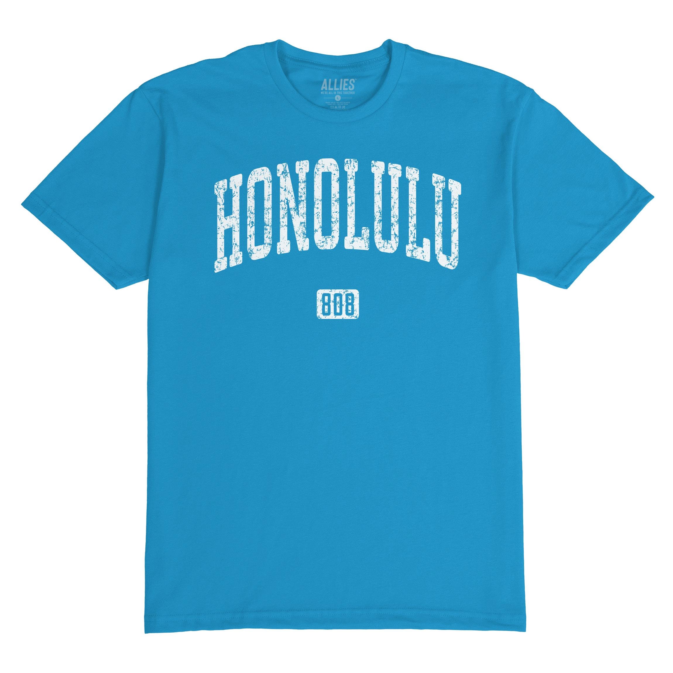 Honolulu 808 T-shirt | Vintage Hawaii Area Code 808 Shirt for Men