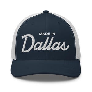 Dallas Trucker Hat | Retro Dallas Cap | City Pride Hat | Unisex Dallas Gift | Streetwear Baseball Hat | Vintage Dallas Cap | Dallas Sports