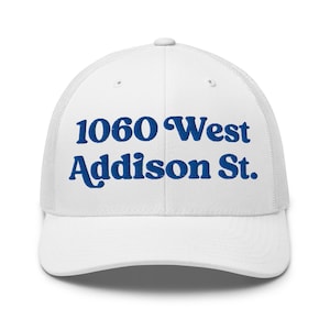 Chicago Baseball Stadium North Side Trucker Hat | Wrigleyville Mesh Cap | Windy City Sports Hat | Classic Baseball Fan Gift
