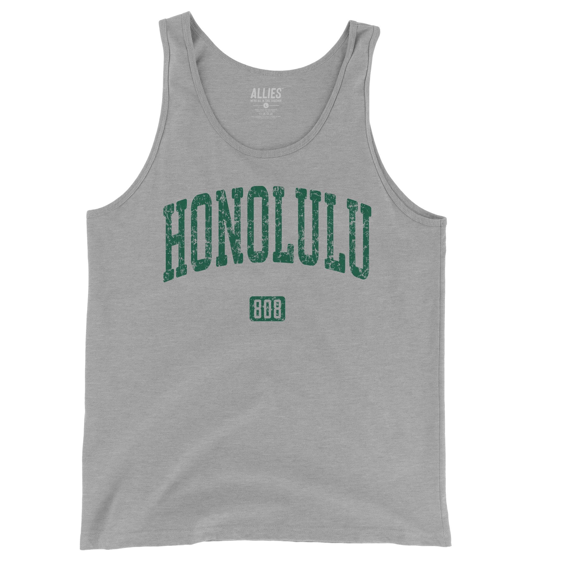 Honolulu 808 Tank Top | Vintage Hawaii Area Code 808 Shirt | Retro