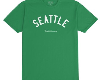 Seattle Story T-Shirt | Vintage Retro Design for Men & Unisex | Celebrate The Seattle Vibe | Perfect Tee for Seattle Lovers | Souvenir Gift