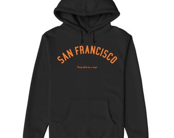 Sweat à Capuche I LOVE SAN FRANCISCO - Blanc - Taille XXL - Neuf Sans étiquettes