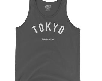 Tokyo Tank Top | Vintage Retro Athletic Style | Men's & Unisex