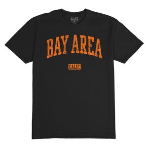Bay Area T Shirt | Vintage Style California Tee For Men Or Unisex | Distressed Retro Bay Area Shirt | Gift For Him Her Or NorCal Lovers