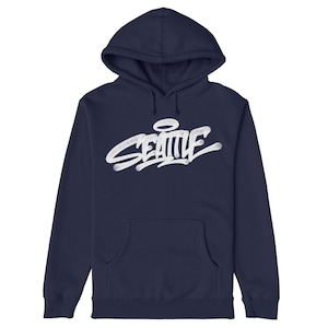 Seattle Handstyle Hoodie | Seattle Graffiti Design | Street Art Shirt for Men & Unisex | Seattle Shirt for City Fans | PNW Fleece Gift