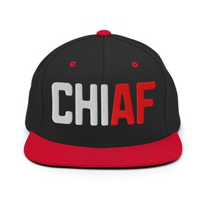 Chicago As F**k Snapback Hat | CHI AF Hat for Chicago Natives | Chicago Pride Cap | Adjustable Unisex Streetwear | Chi-Town Represent