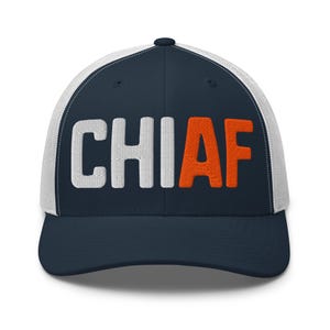 CHI AF Retro Trucker Hat | Chicago Pride Mesh Cap | Vintage-Style Adjustable Hat for Chicago Natives | Chicago As F**k | Chicago Love Hat