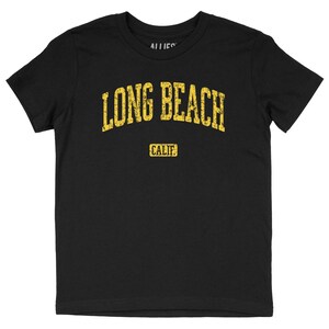 Long Beach Neighborhood T-Shirt for Kids – California Area Code 562 – Youth Boys & Girls Shirt – Long Beach Style Tee