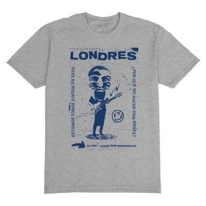 London Punk T-Shirt | Vintage Retro Punk Rock Poster Design for Men & Unisex | Celebrate London Music Scene | London Rock n Roll Gift
