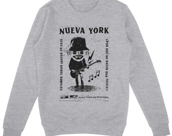 New York Punk Sweatshirt | NYC Punk Rock Shirt | Vintage DIY Punk Design | Underground Music Scene | Unisex Midweight Crewneck
