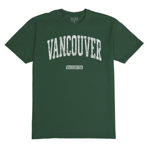 Vancouver Washington T-Shirt | Vintage Vancouver Tee | Retro PNW Shirt | Men&#39;s Washington Tee | Unisex Vancouver Shirt | PNW Gift