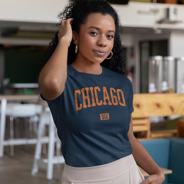 Chicago 312 Womens T-shirt | Chicago Crop Top | Chicago Unisex T-shirt | Chicago Tank Top | Ladies, Girls, Windy City, Custom