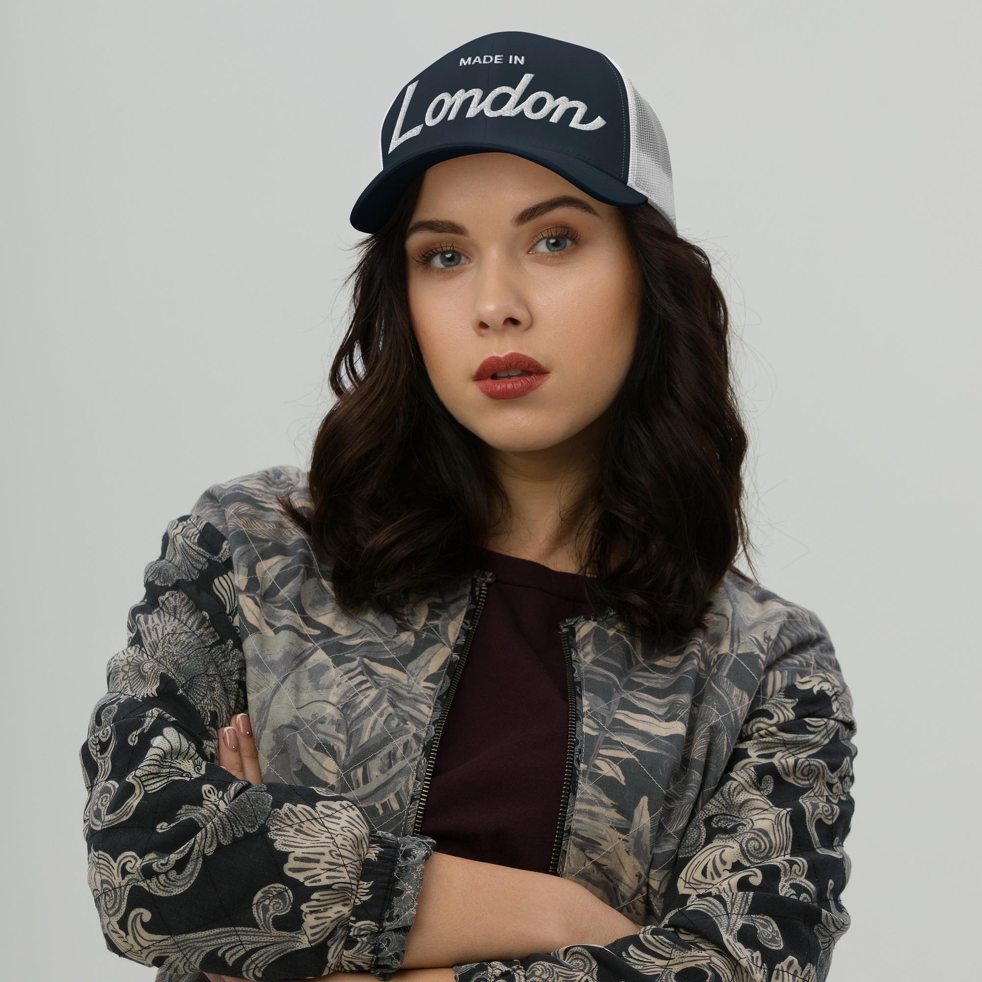 London Trucker Hat | Made in London Cap | Retro London Hat | Mesh London Trucker Hat | Made in London Cap | Retro London Hat | Mesh
