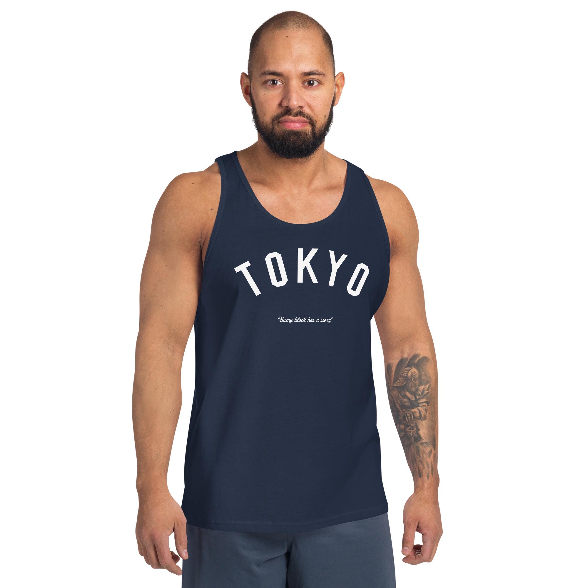 Tokyo Tank Top | Vintage Retro Athletic Style | Men's & Unisex
