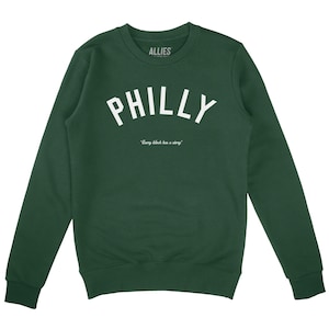 Philadelphia Story Sweatshirt | Unique Philly Gift | Unisex Crewneck Fleece | Philly City Apparel | Philadelphia Neighborhoods Shirt