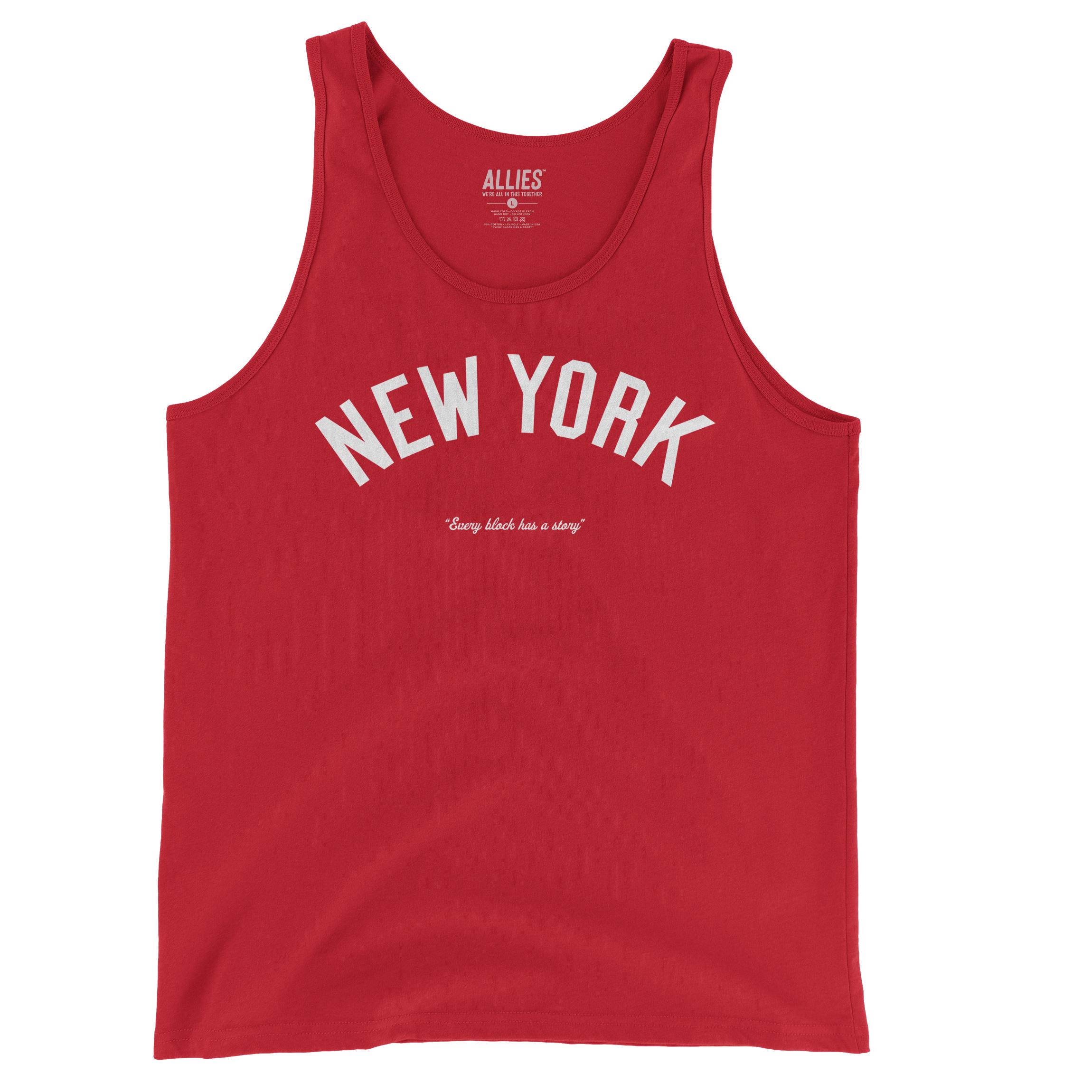 New York City Tank Top | Vintage Retro Athletic Style Shirt