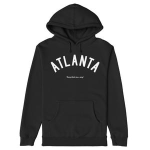 Atlanta Hoodie | Athletic Style City Hoodie | Atlanta Streetwear Sweatshirt | Urban Pride Gift | Unisex Atlanta Apparel | ATL Shirt