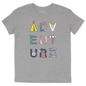 Adventure Life Kids T-Shirt | Travel and Camping Tee | Unisex Youth Outdoor Top | Boys, Girls, Teens Nature Shirt | Wanderlust Apparel