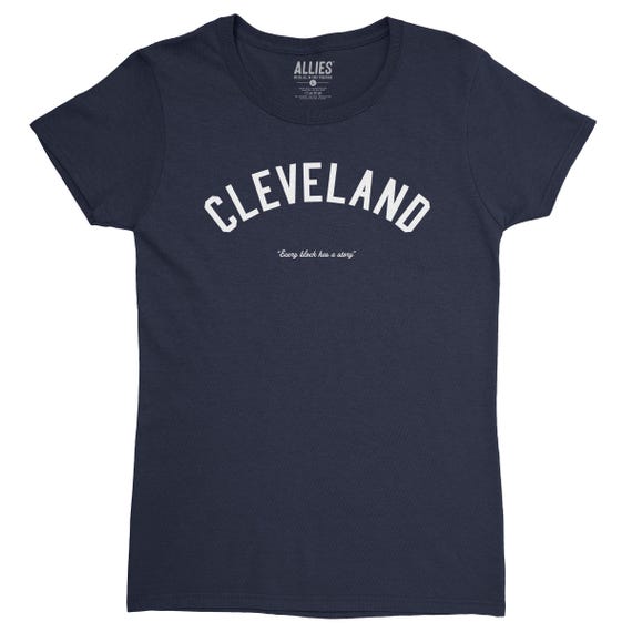 Cleveland Women's T-shirt Retro Ohio Style Tee Vintage